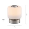 Paul Neuhaus BOTA Tafellamp LED Staal geborsteld, 1-licht Paul Neuhaus BOTA Tafellamp LED Staal geborsteld, 1-licht