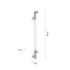 Paul Neuhaus PURE-LINES Plafondlamp LED Aluminium, 1-licht, Afstandsbediening