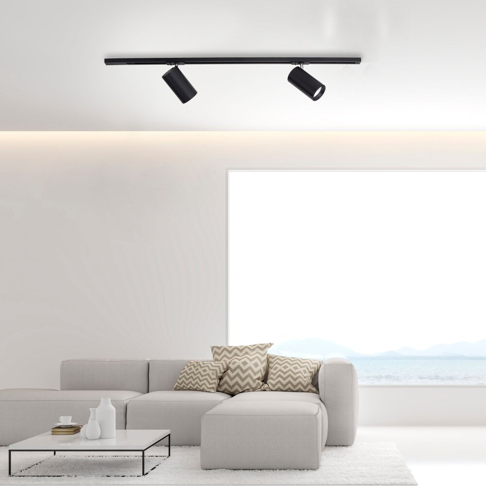 Paul Neuhaus PURE-TECHNIK Railsysteem LED Zwart, 2-lichts main product photo