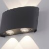 Paul Neuhaus CARLO Muurlamp LED Antraciet, 4-lichts