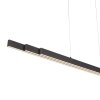Leuchten-Direkt LUZI Hanglamp LED Antraciet, 3-lichts