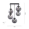 Leuchten-Direkt BIG WIDOW Plafondlamp Zwart, 5-lichts