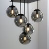 Leuchten-Direkt BIG WIDOW Plafondlamp Zwart, 5-lichts