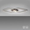 Leuchten-Direkt ASMIN Plafondlamp LED Zwart, 1-licht