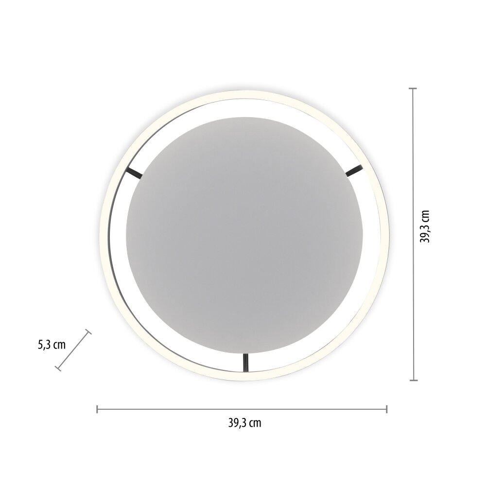Leuchten-Direkt RITUS Plafondlamp LED Antraciet, 1-licht