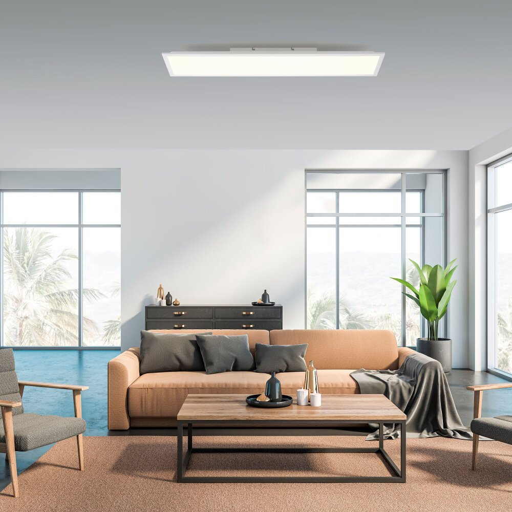 Leuchten-Direkt FLAT Plafondlamp LED Wit, 1-licht, Afstandsbediening main product photo