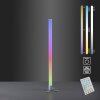 Leuchten-Direkt RINGO Staande lamp LED Zilver, 1-licht, Afstandsbediening, Kleurwisselaar