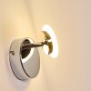 Lucy Muurlamp LED Chroom, 1-licht, Afstandsbediening, Kleurwisselaar
