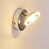 Lucy Muurlamp LED Chroom, 1-licht, Afstandsbediening, Kleurwisselaar