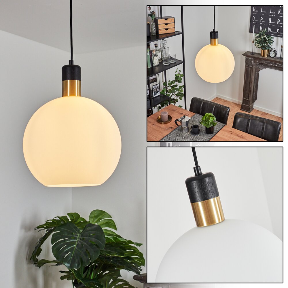 Tuvalu Hanger Messing, Zwart, 1-licht main product photo