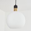 Tuvalu Hanger Messing, Zwart, 1-licht