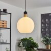 Tuvalu Hanger Messing, Zwart, 1-licht