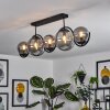 Orieux Plafondlamp Zwart, 5-lichts