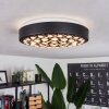 Agodim Plafondlamp LED Zwart, 1-licht