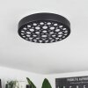 Agodim Plafondlamp LED Zwart, 1-licht
