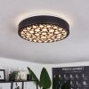Agodim Plafondlamp LED Zwart, 1-licht