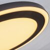 Audrieu Plafondpaneel LED Zwart, 2-lichts