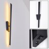 Meels Muurlamp LED Zwart, 1-licht