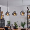 Koyoto  Hanglamp Kogel 25 cm Chroom, Duidelijk, 3-lichts