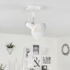 Vouzy Plafondlamp Wit, 1-licht