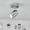 Douarnenez Plafondlamp Chroom, 1-licht
