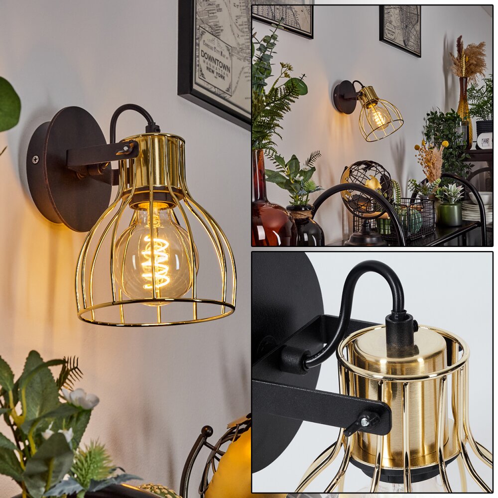 Bitterroot Muurlamp Zwart, 1-licht main product photo