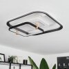 Agordela Plafondlamp LED Messing, Wit, 1-licht, Afstandsbediening