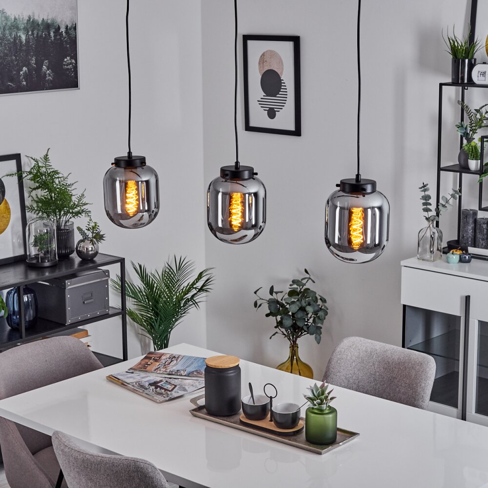 Arieux Hanger Zwart, 3-lichts main product photo