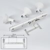 Vouzy Plafondlamp Wit, 3-lichts