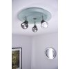 Plafond spot Nikkel mat, 3-lichts