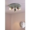 Plafond spot Nikkel mat, 3-lichts