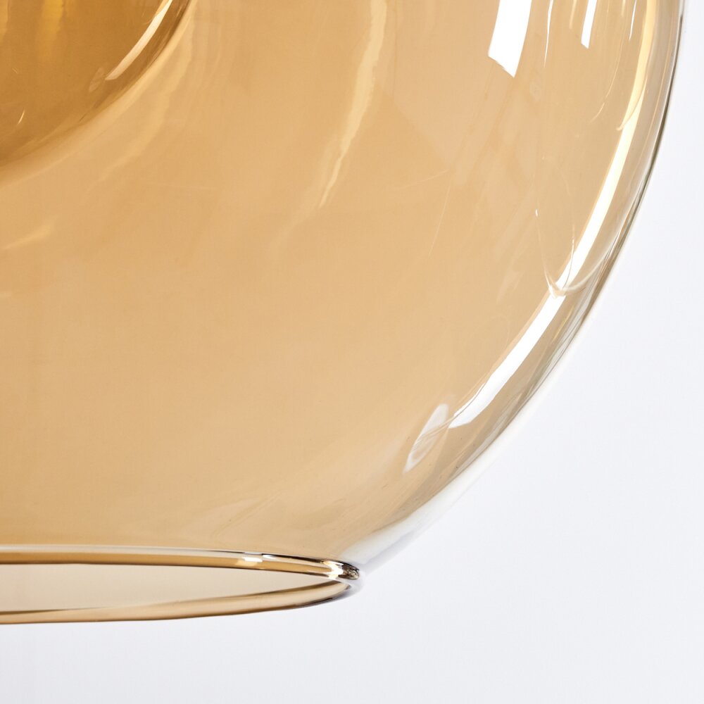 Koyoto  Hanger Glas 30 cm Amber, 3-lichts