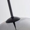 Koyoto  Hanger Glas 30 cm Chroom, Rookkleurig, 3-lichts
