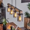 Roxa Hanglamp Hout licht, Zwart, 4-lichts