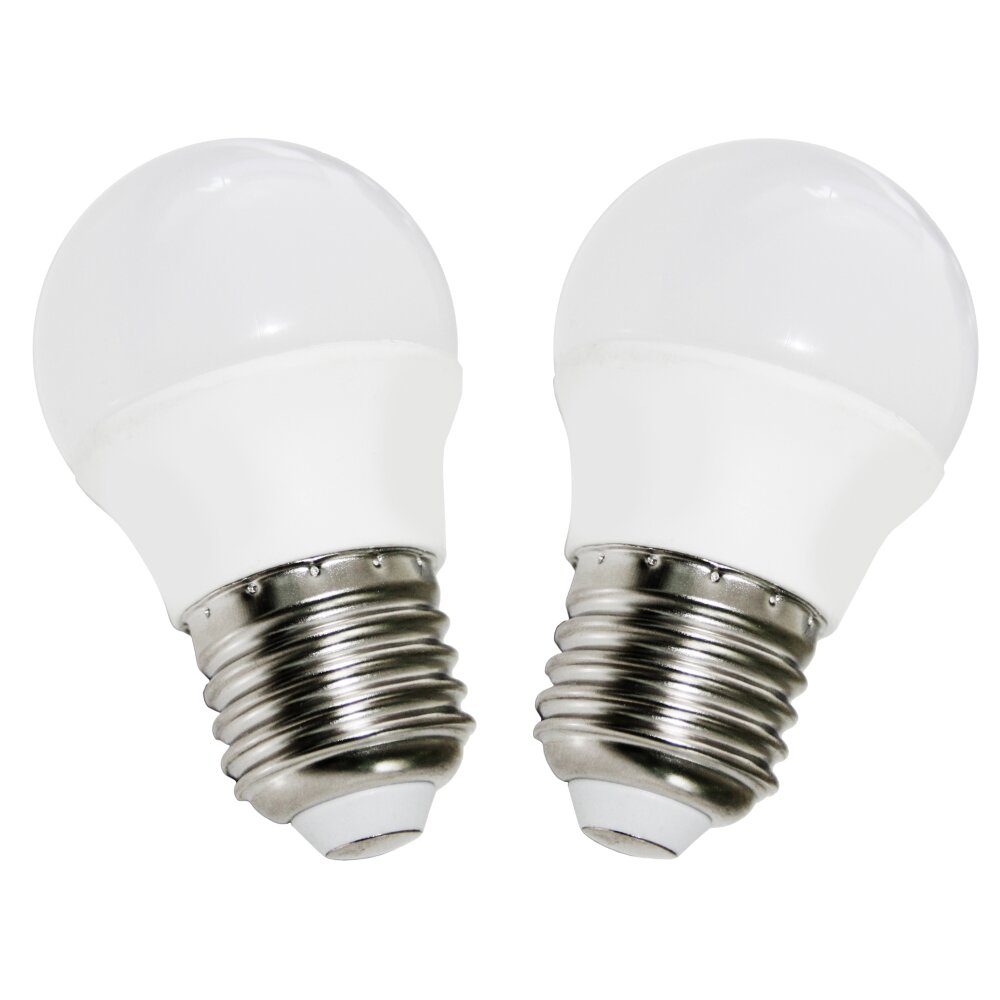 Globo set van 2 LED E27 6 Watt 550 Lumen 4000 Kelvin main product photo