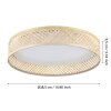 Eglo LUPPINERIA Plafondlamp LED Wit, 1-licht