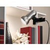 Eglo MANHATTEN Klemlamp Nikkel mat, Zwart, 1-licht