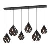 Eglo CARLTON Hanglamp Koperkleurig, Zwart, 6-lichts