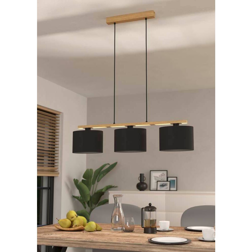 Eglo CASTRALVO Hanger Bruin, 3-lichts main product photo