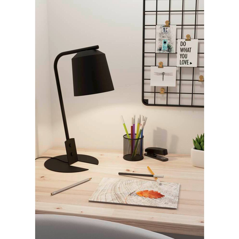 Eglo ONEDA Tafellamp Zwart, Wit, 1-licht