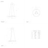 Eglo ANDABAIA-Z Hanger LED Zwart, 1-licht