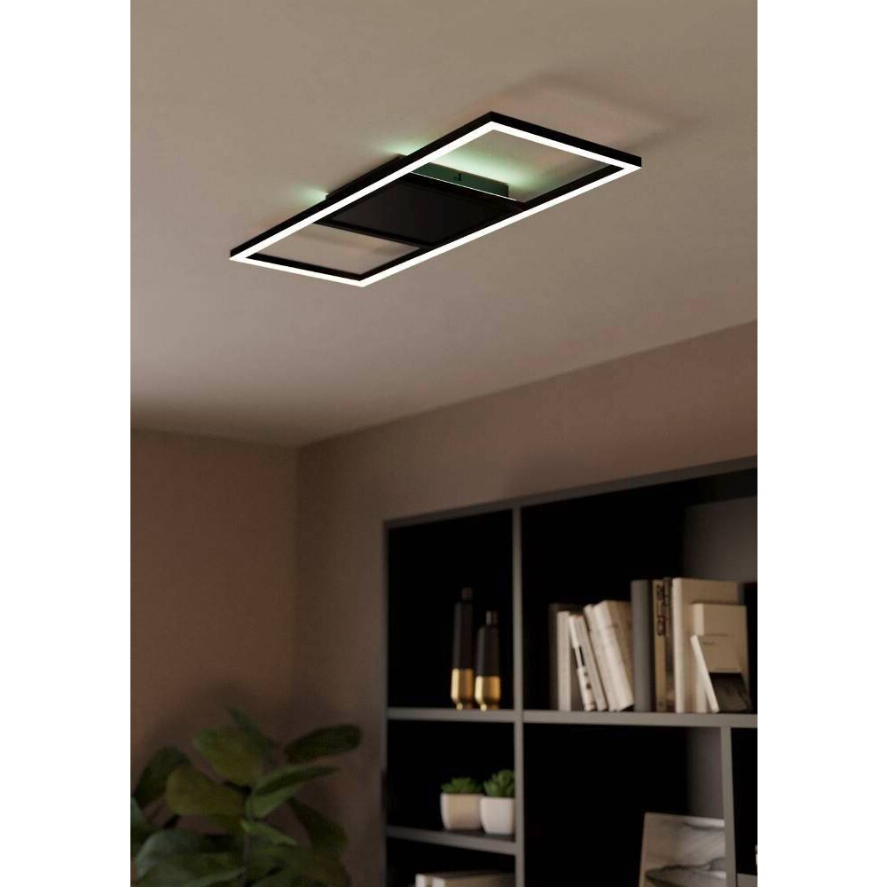 Eglo CALAGRANO-Z Plafondlamp LED Zwart, 1-licht, Kleurwisselaar main product photo