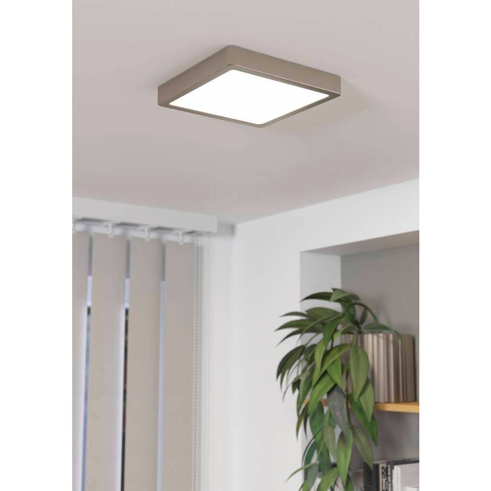 Eglo FUEVA Plafondlamp LED Nikkel mat, 1-licht main product photo