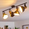 Borik Plafondlamp Zwart-Goud, 4-lichts
