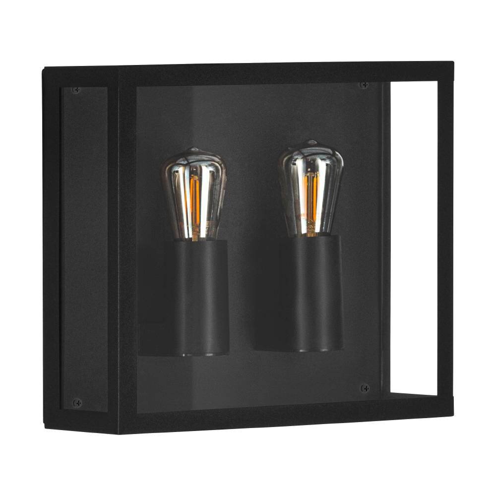 Eglo ALAMONTE Buiten muurverlichting Zwart, 2-lichts main product photo