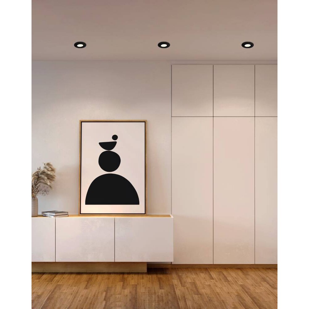 Eglo PINEDA Inbouw verlichting LED Zwart, 1-licht main product photo