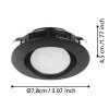 Eglo PINEDA Inbouw verlichting LED Zwart, 3-lichts