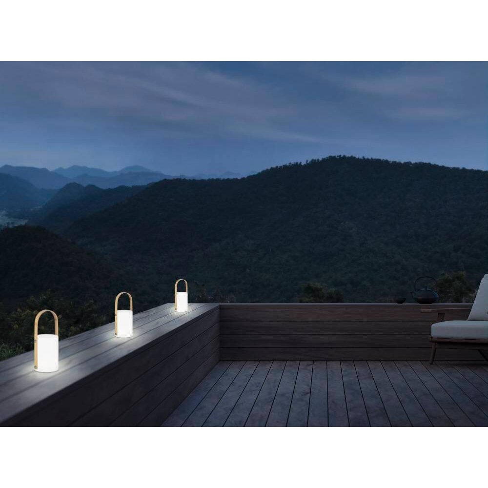 Eglo CUENCA Tafellamp voor buiten LED Bruin, Wit, 8-lichts main product photo