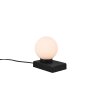 Trio Davi 2 Tafellamp Zwart, 1-licht