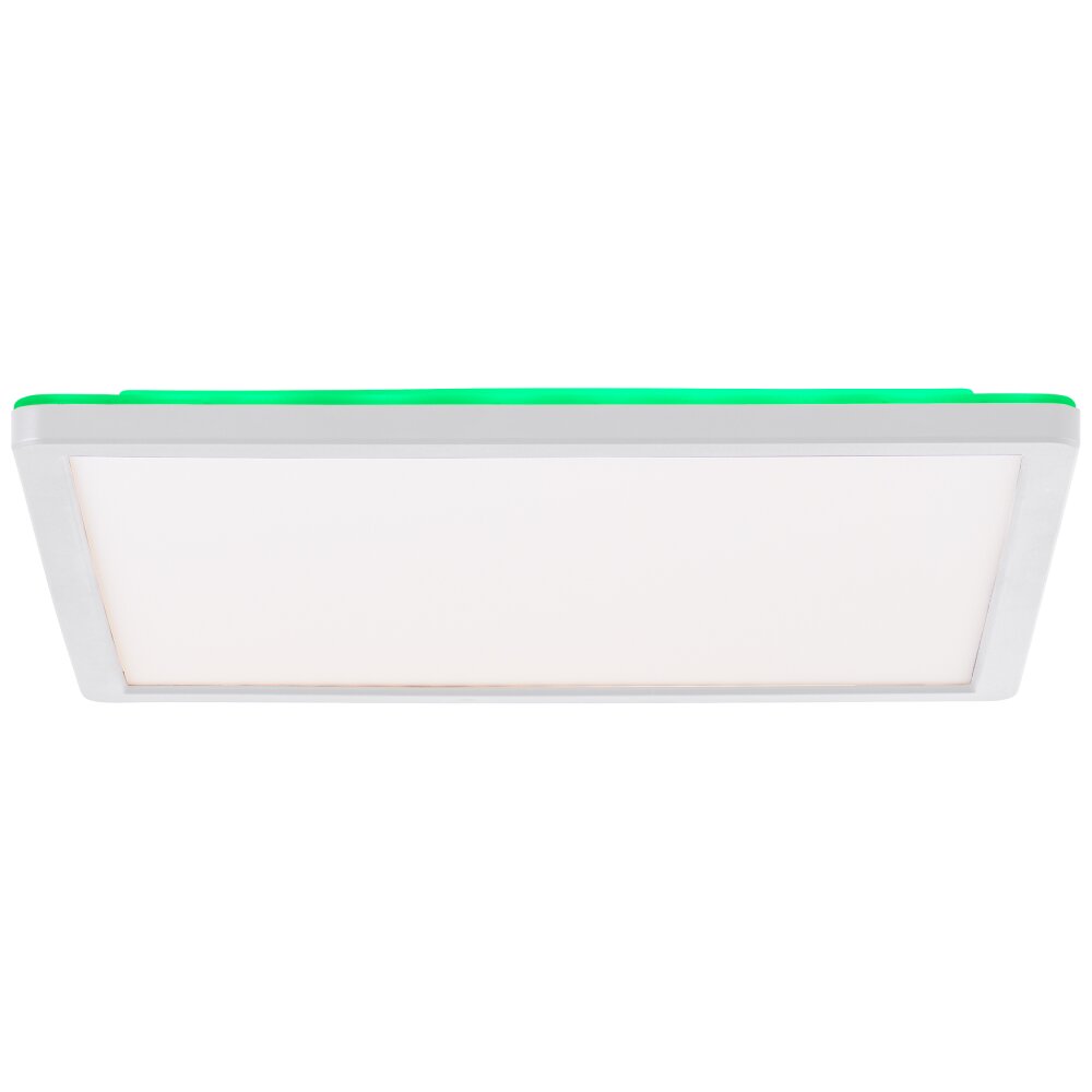 Brilliant Saltery Plafondpaneel LED Wit, 1-licht, Afstandsbediening, Kleurwisselaar